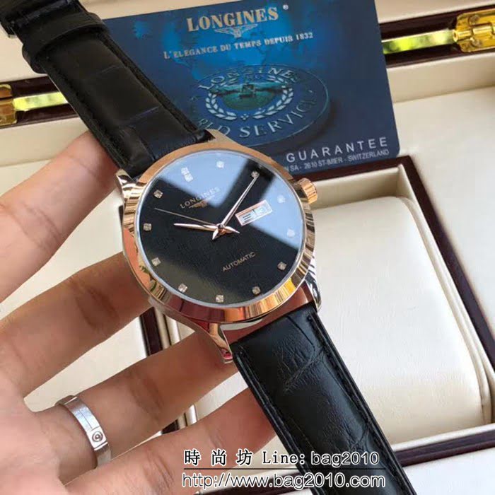 LONGINES浪琴 新款獨家首發 簡約時尚精品男士腕表 WSS1551